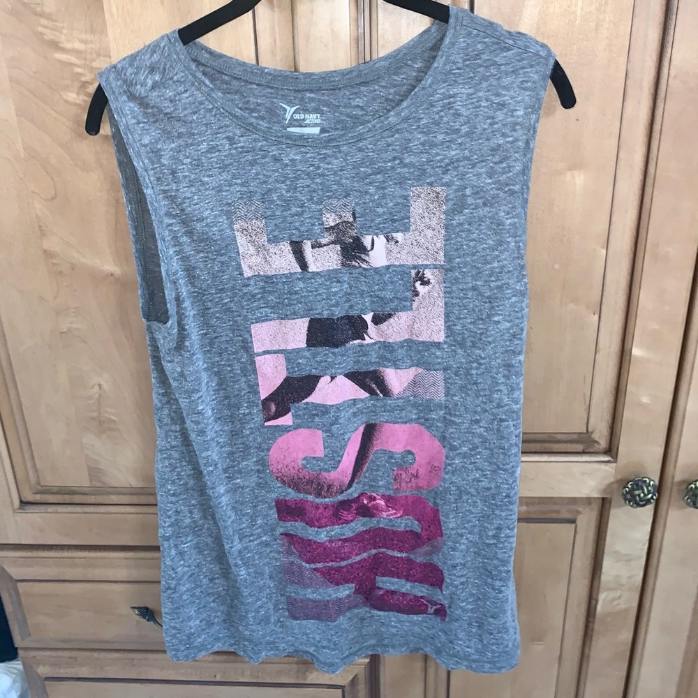 “HUSTLE” Workout Top